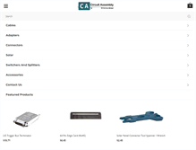 Tablet Screenshot of estore.circuitassembly.com